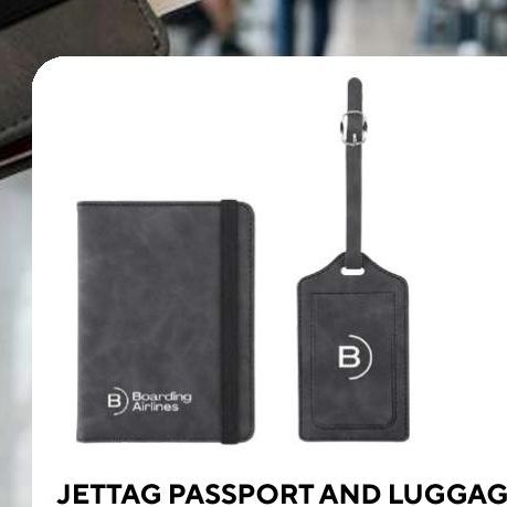 Jettag Passport And Luggage