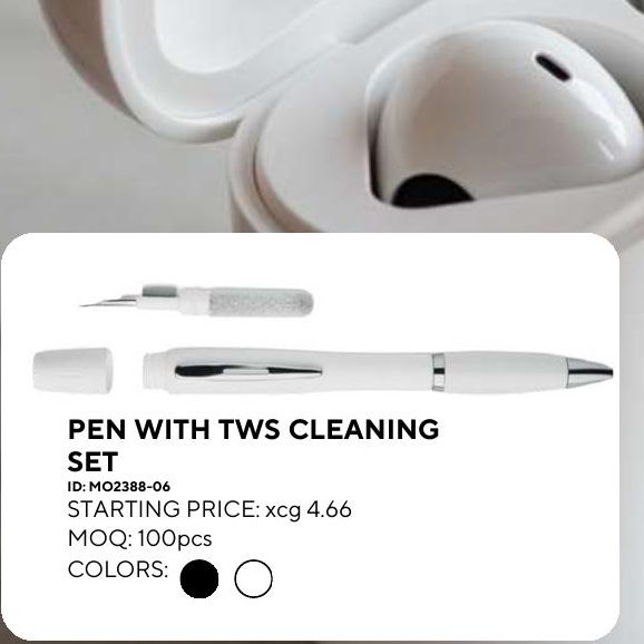 Pen With Tws Cleaning Set